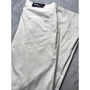 Neu RLX Ralph Lauren Golfhose Tailored Fit leicht beige Größe 31x30 - Bild 1 von 11