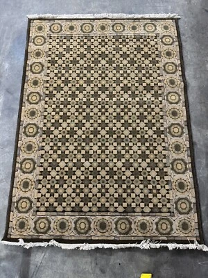 Couristan Venice Collection Pietradura 100% Worsted Wool Area Rug 5'7x8'3  - Image 1 of 4
