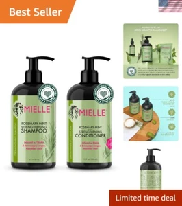 Rosemary Mint Biotin Strengthening Shampoo & Conditioner - 12 oz for All Hair - Picture 1 of 11