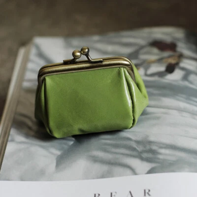 Bolsa cosmética batom couro genuíno feminina bolsa de maquiagem mini bolsa de higiene pessoal - Imagem 1 de 4