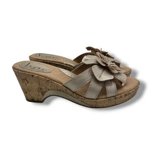 BOC Born Concept Sandale Damen 7 Kork Leder Blumen - Bild 1 von 9