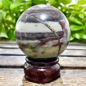 373G Natural spherical healing crystal ball gemstone quartz stone - Picture 1 of 12
