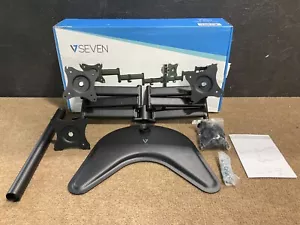 V7 Triple Swivel Monitor Desk Mount DS1FST-1N ✅❤️️✅❤️️ Open Box! - Picture 1 of 6