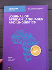 2012 33 2 Journal of African Languages and Linguistics LANGUES AFRICAINES Africa