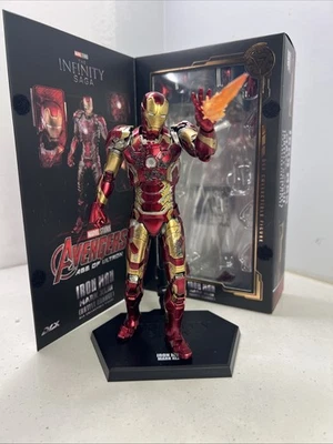 Figura Iron Man Mark XLIII 43 Daño de Batalla ThreeZero Nueva Edición Limitada DLX Foto 1 de 4