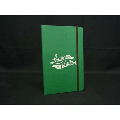 Louis Vuitton Gi1329 Lv Golf Notebook Mm Jane Stationery Green Fr1730 - Image 1 of 4
