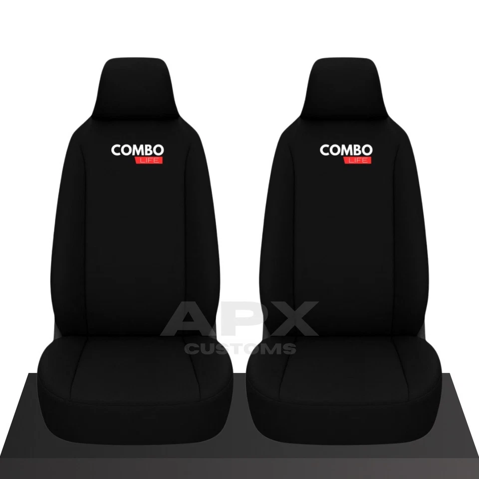 FOR VAUXHALL COMBO - FRONT PAIR SEAT COVERS (ALL YEARS) - HEAVY DUTY PROTECTORS - Image 1 of 1