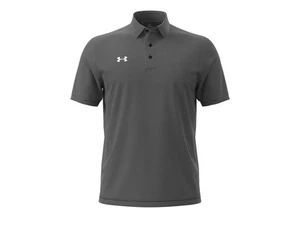 Under Armour Mens Drive Team Stripe Polo Shirt - UPF 50 Sun Protection - Foto 1 di 8