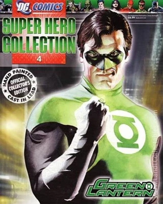 DC Super Heroes Eaglemoss 2009 Diecast Statue #4 Green Lantern Jordan Mag Only - Image 1 of 2