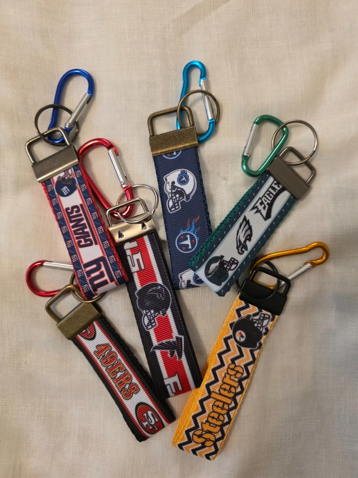 Chaveiros feitos à mão personalizados da NFL - Imagem 1 de 1