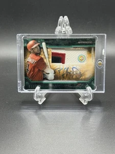 2015 Topps Strata - Clearly Authentic Auto Relics Paul Goldschmidt Green /75 - Picture 1 of 2
