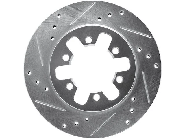 Rotor de freno delantero izquierdo Dynamic Friction 34MQ76N compatible con Nissan D21 1986-1994 tracción trasera Foto 1 de 1