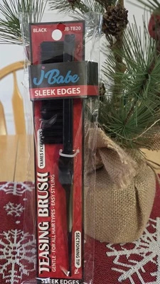 Дразнящий легко укладки волос щетка черный нейлон/пластик jBabe - новый приручает Flyaways - Изображение 1 из 4