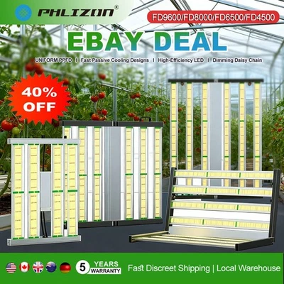FD9600 FD6500 FD4500 Pro LED Grow Lights Full Spectrum for Commercial Greenhouse - Image 1 of 4