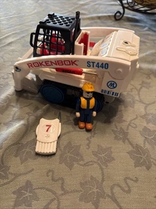 ROKENBOK RC SKIP TRACK CARGADOR FRONTAL MINICARGADORA ST440 figura y chip #7 - Imagen 1 de 14