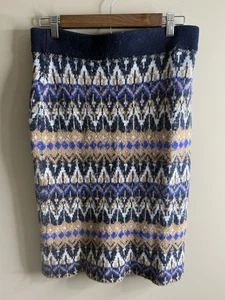 Maglione Anthropologie Soairse gonna MIDI designer misto cashmere taglia large - Foto 1 di 7