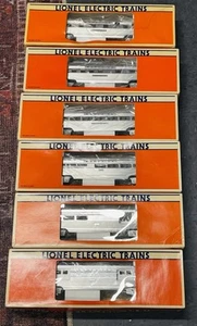 Lionel Santa Fe 5 Aluminum Cars Set, 6-19109, 19110, 19111, 19112, 19113, 19138 - Picture 1 of 19