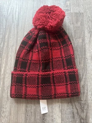 Gap Kids Winter Beanie Red 6-7 Years Unisex Christmas Holiday - Image 1 of 2