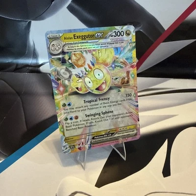 Pokémon TCG Alolan Exeggutor EX 133/191SV08: Surging Sparks Holo Double Rare - Image 1 of 2