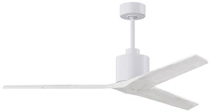 60" Matthews Mollywood Matte White Outdoor Ceiling Fan with Remote - Picture 1 of 1