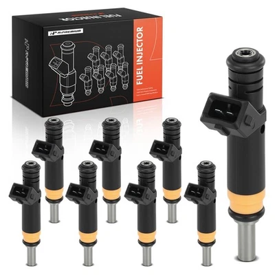 A-Premium 8Pcs Fuel Injector for BMW 745i E65 745Li E66 2002 2003 4.4L Natural - Image 1 of 4