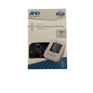 A & D Medical Blood Pressure Monitor Deluxe NEW UA-651L-AC Large Cuff - Picture 1 of 4