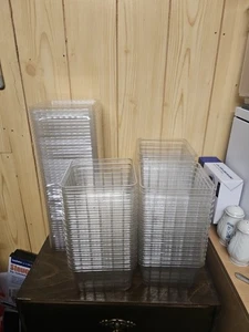 50 X Heimchendosen HEIMCHENBOXEN KLARER DECKEL OHNE BESCHRIFTUNG - Bild 1 von 2