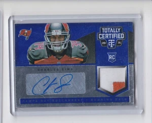 CHARLES SIMS 2014 KOMPLETT ZERTIFIZIERT HANDSIGNIERTES 2-FARBIGES TRIKOT ROOKIE - #'D/25 - Bild 1 von 24