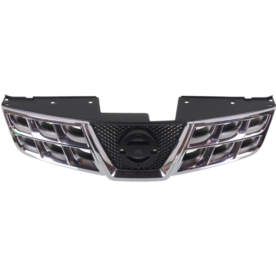 Grille For 2011-2013 Nissan Rogue 2014-15 Rogue Select Chrome Shell Black Insert - Image 1 of 4