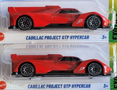 Lote de 2 Dos 2025 Hot Wheels Cadillac Project GTP Hypercar 99/250 HW Exotics 1/5 Foto 1 de 4
