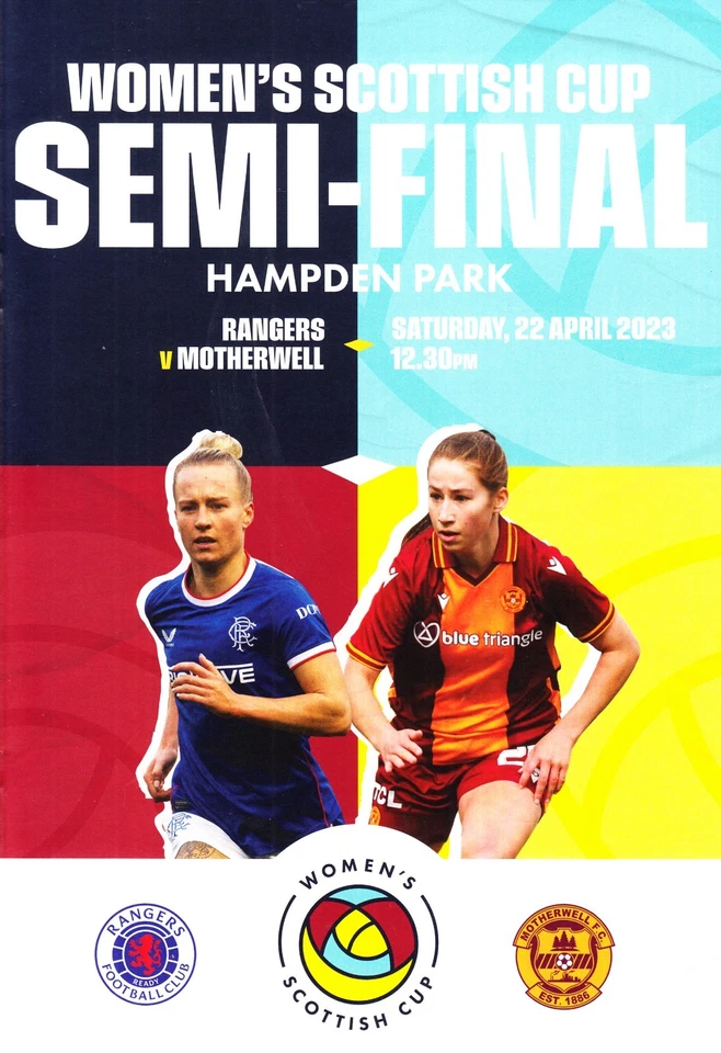 RANGERS WOMEN v MOTHERWELL, 22nd April 2023, Scottish Cup semi final - Image 1 of 1