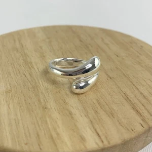 Kopen AUS | Silver Plated Asymmetrical Adjustable Ring Preppy Minimalist Boho - Bild 1 von 7