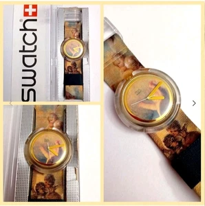 Swatch Pop Nuovo Putti PWK168 1992 Vintage Orologio da polso Anni 90 NOS - Imagen 1 de 8