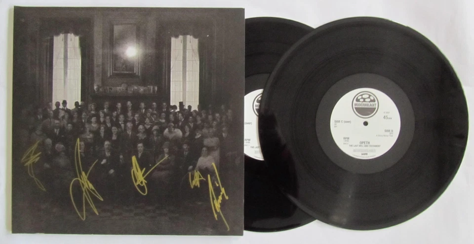 Opeth Autogramm signiert signed 2LP Vinyl The last Will and Testament - Bild 1 von 1