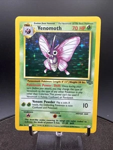 JCC Pokémon Venomoth Jungle 13/64 Holo Ilimitado Holo Raro - Imagen 1 de 24