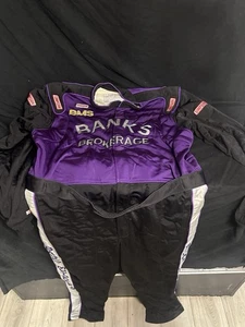Simpson MTO 25 vintage Banks Racing Suit With Carrying Bag - Picture 1 of 7