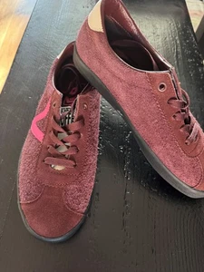 Vans Sport Low Suede Men 7 Women 8.5 Sneakers Pop Brown Pink Ivory Skater Shoes - Picture 1 of 5