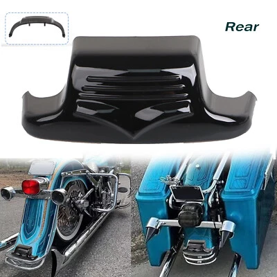 Black Rear Fender Tip Trim For Harley Electra Glide Heritage Softail Road King Foto 1 de 4