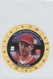1990 Cadaco Game Discs Chris Sabo