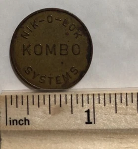 Nik-O-Lok Kombo Systems Token - Picture 1 of 2