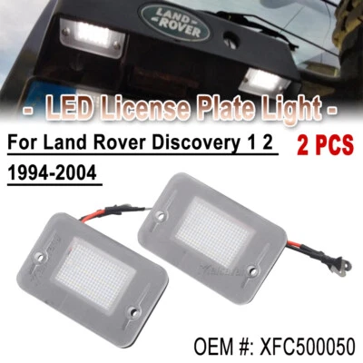 Luz LED de matrícula para Land Rover Discovery 1994 1995 1996 1997 1998-2004 Foto 1 de 4
