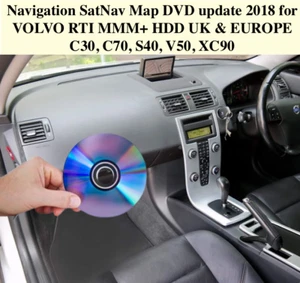 Navigation Navi Karte DVD Update 2018 für VOLVO RTI MMM+ HDD UK & EU - S40, V50 - Bild 1 von 5