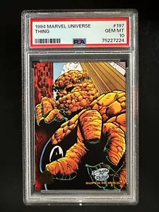 1994 Marvel Universe #197 - Thing - PSA 10 - Picture 1 of 2