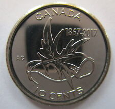 2017 CANADA 10¢ 1867-2017 150TH ANNIVERSARY OF CANADA BRILLIANT UNCIRCULATED
