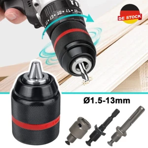 Metal Schnellspann Bohrfutter Profi SDS Plus Adapter für Bohrmaschine Ø1.5-13mm - Bild 1 von 13