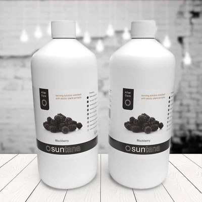 SUNTANA SPRAY TAN LTD 2 x 1000ml Suntana Blackberry duftend dunkelbraun (14% DHA) 2 Liter Packung