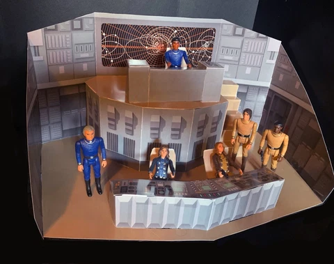 BATTLESTAR GALACTICA *CUSTOM* BRIDGE PLAYSET Cover
