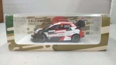1/43 Spark Toyota GR Yaris Rally 1 Hybrid #18 2023 Bianco Rosso con Custodia ... - Immagine 1 di 4