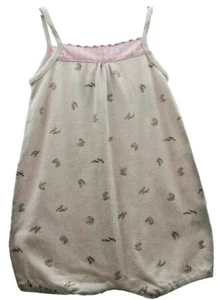 Petit Bateau combishort à brides rose pâle motif chaussures bébé 18 mois - Imagen 1 de 1