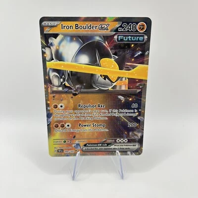 Iron Boulder ex 099/162 Sv05: Temporal Forces Holo Ultra Rare NM - Image 1 of 2